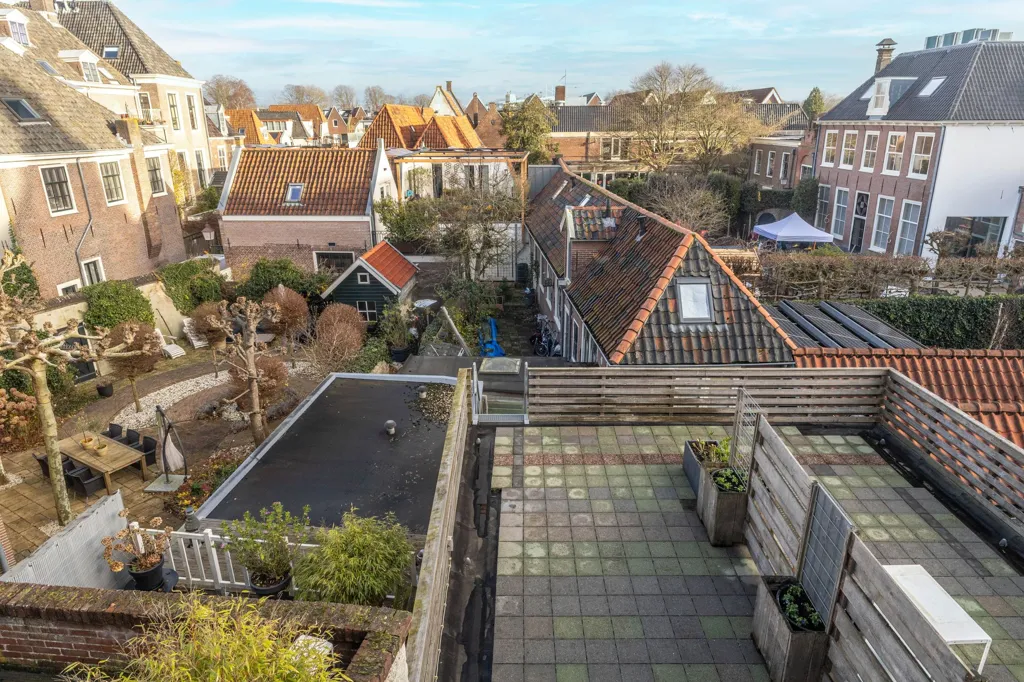 Õhuvaade - Maisonnette with Rooftop Terrace in Hoorn