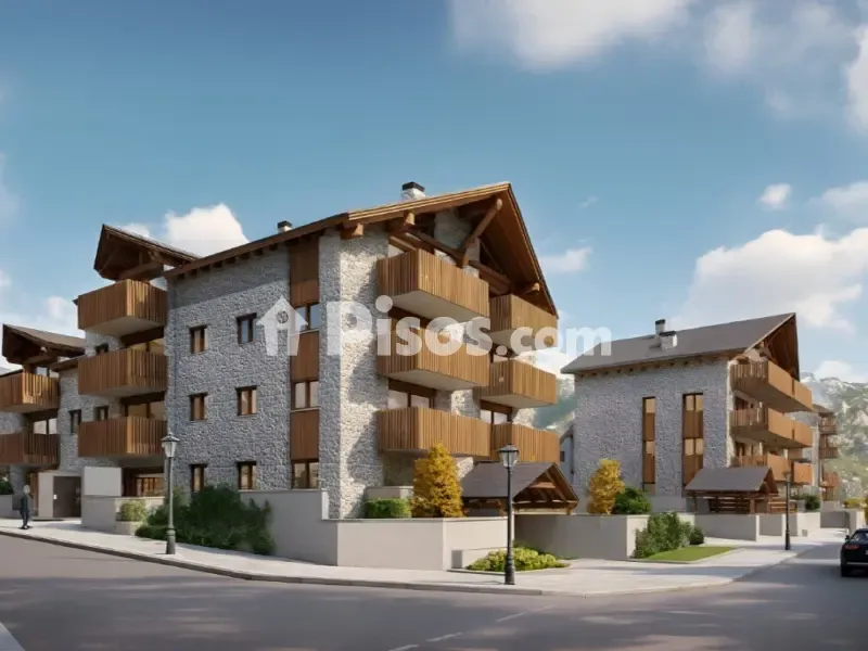 Exterior - New Build Apartment with Garage in Benasque