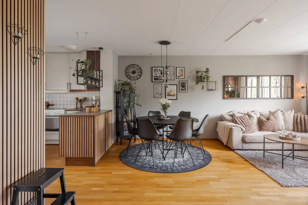 Séjour - Co-op Apartment with Balcony in Billingstad