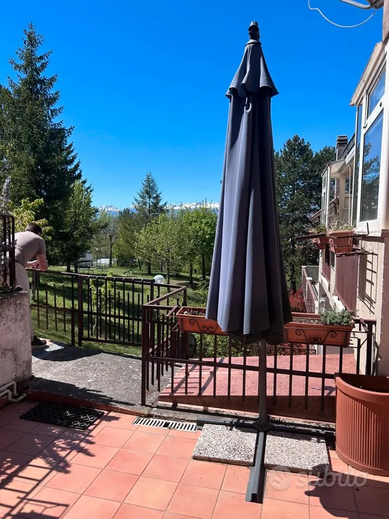 Terrasse - Rustic Apartment with Park View in Castel di Sangro