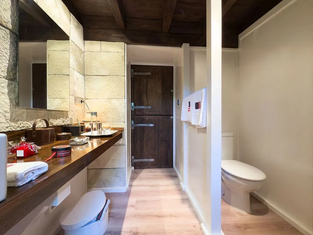 Badezimmer - Rural House with Garden in Lugás
