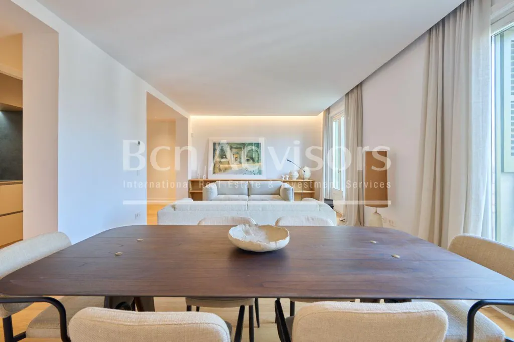 Salle à manger - Refurbished Flat with Terrace in Passeig de Gràcia