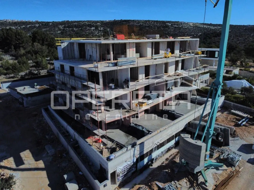Õhuvaade - Penthouse with Terraces in Primošten