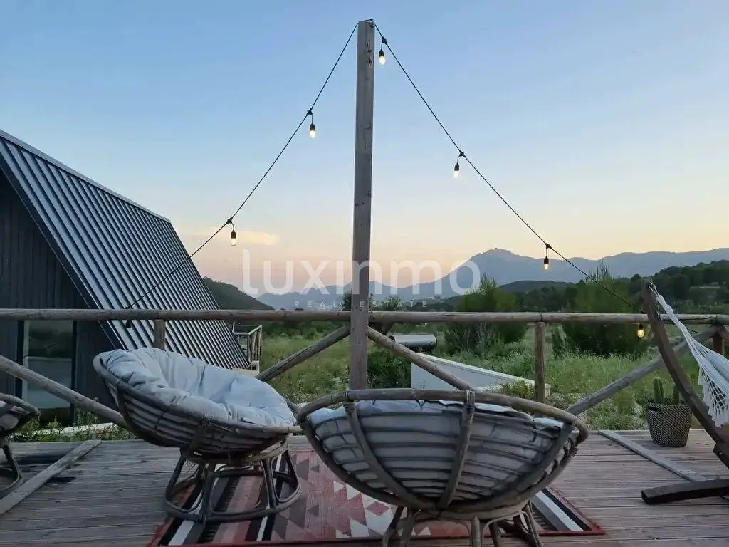 Terrasse - Finca-Style House with Mountain Views in Jijona