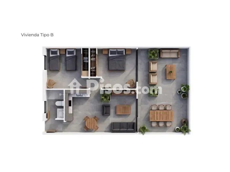 Plaan - Contemporary Apartment with Private Pool in Vera Playa