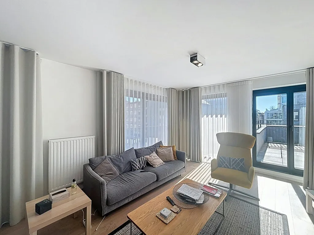 Séjour - Appartement Meublé avec Terrasse à Bruxelles