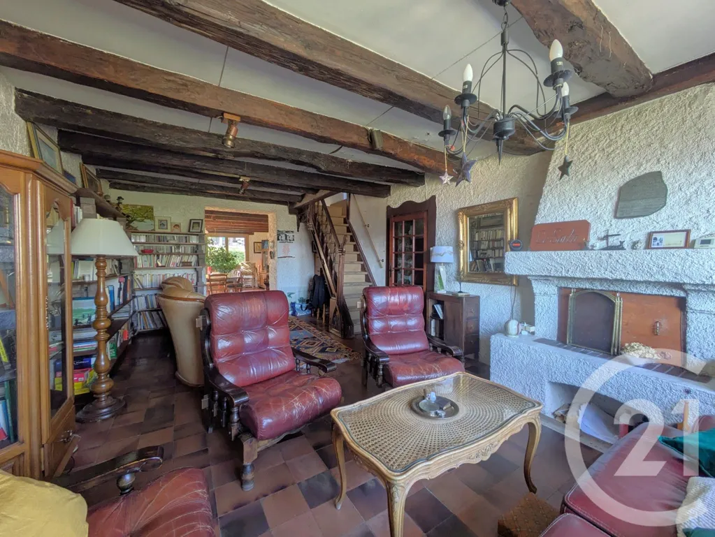 Séjour - Maison de Caractère avec Piscine à Saint-Baldoph