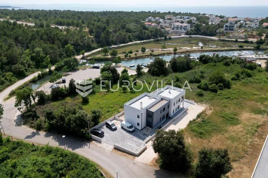 Vue aérienne - Apartment with Sea View in Zaton, Zadar
