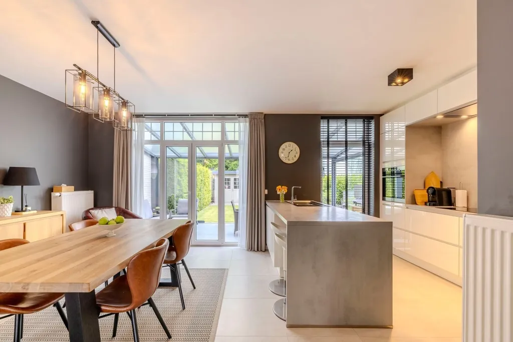 Salle à manger - Energy-Efficient House with Terrace in Itegem