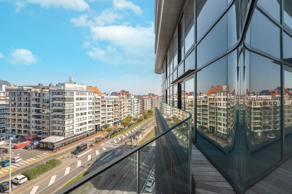 Balcon - Duplex avec Vue Panoramique sur la Mer à Heist