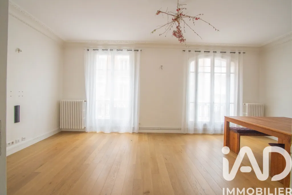Séjour - Appartement Familial avec Charme Ancien à Saint-Ouen-sur-Seine