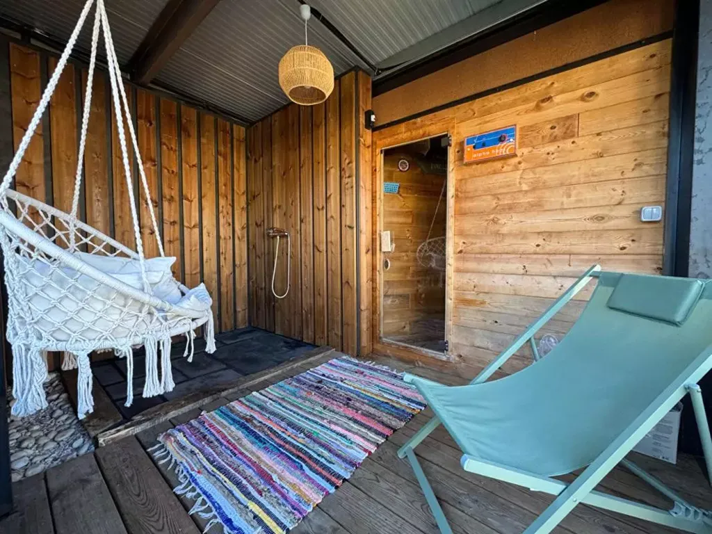Terrasse - Maison d'Architecte avec Piscine à Salleboeuf