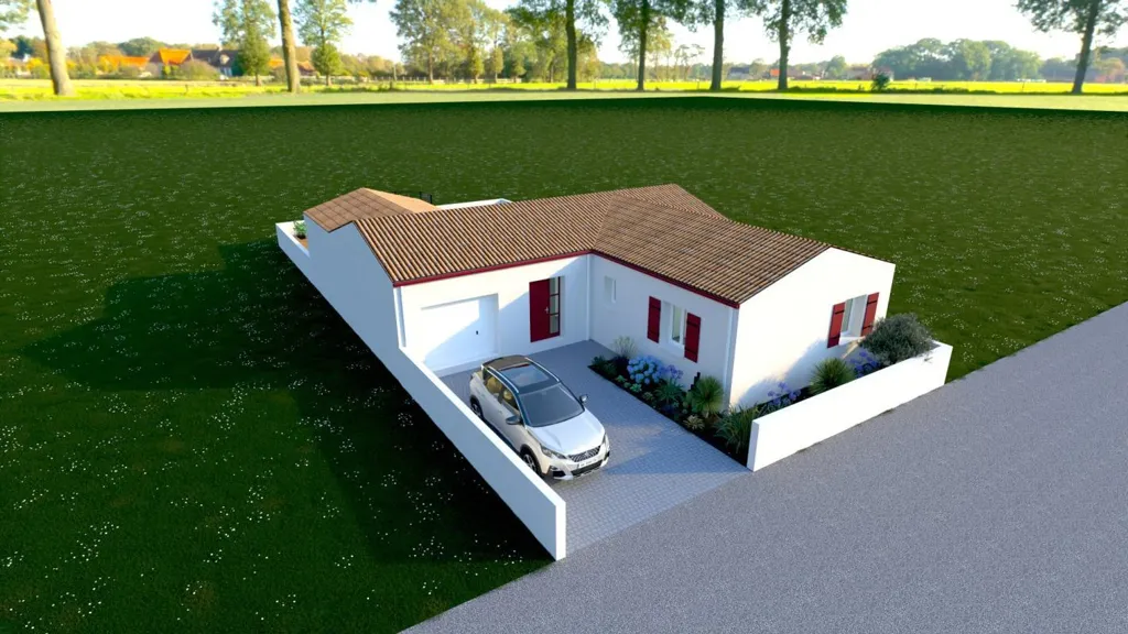 Maison 4 Chambres avec Garage à La Jarrie