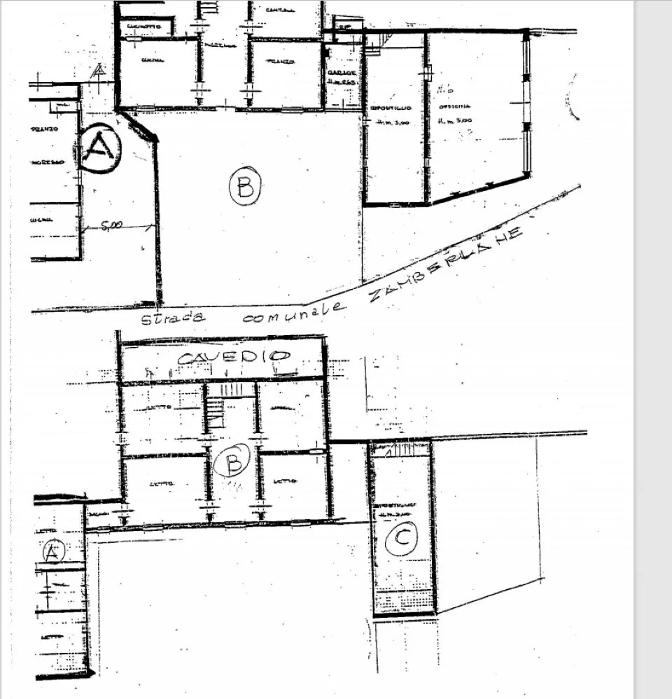 Plan - Spacious Apartment with Garden in Ravarino