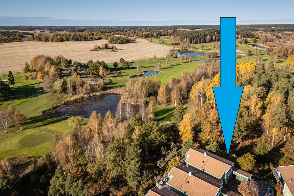 Vue aérienne - 2-Storey Villa with Garden View near Golf Course