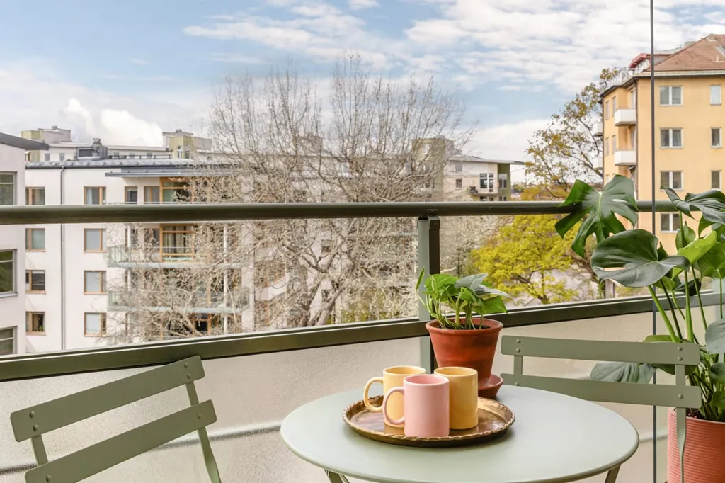 Balcone - Apartment with Sea View and Balcony in High Location
