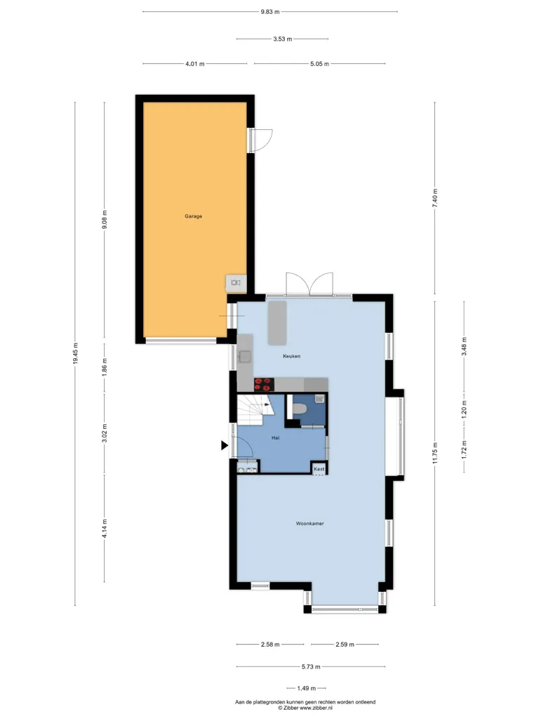 Plaan - Spacious Villa with Solar Panels in Woubrugge