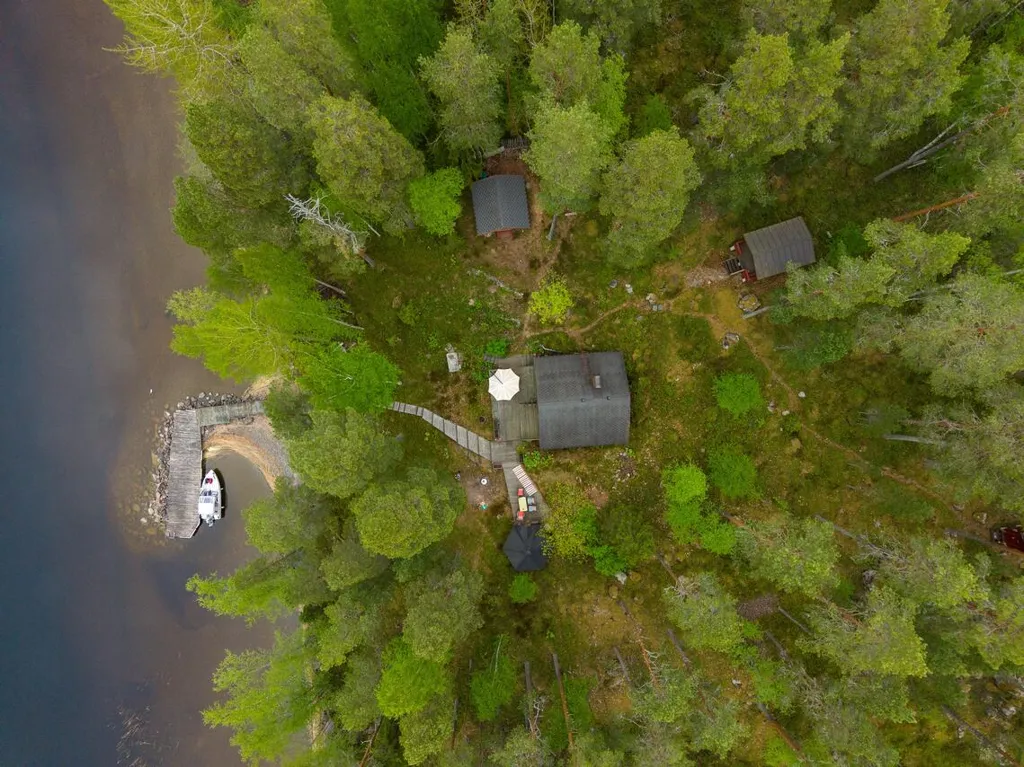 Vue aérienne - Cottage with Sauna and Lake View in Jyväskylä