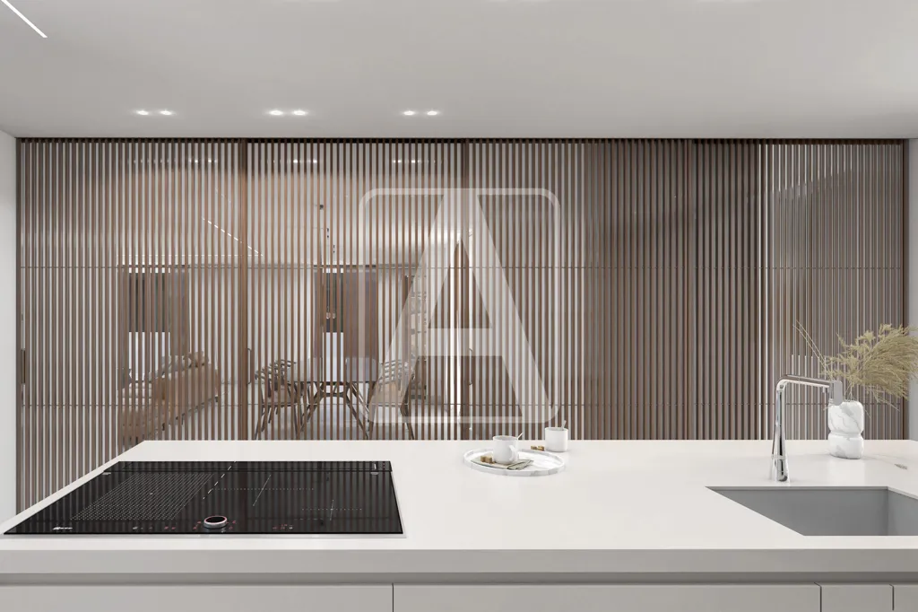 Kitchen - Modern Villa with Sea View in Moraira