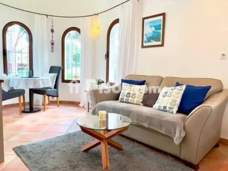 Living Room - Morisco-Style Bungalow with Pool in Cap Blanc, Moraira