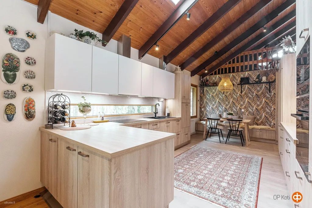 Cucina - Architectural House with Garden in Halikko