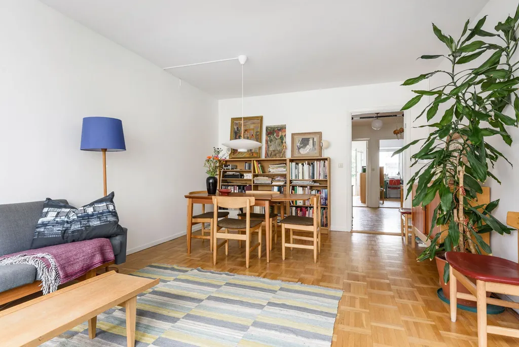 Séjour - Apartment with Balcony in Vasastan