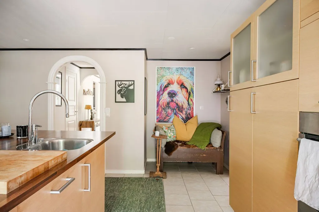 Cocina - House with Forested Plot in Sjunnerup