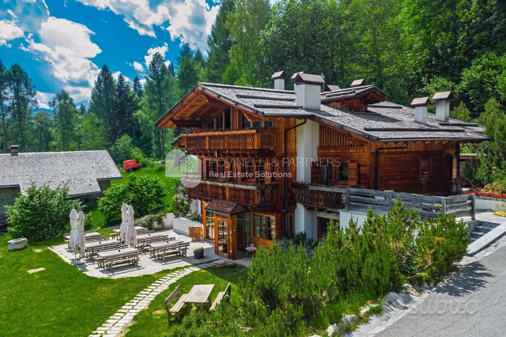 Vue aérienne - Modern Chalet with Dolomites View in Brenta