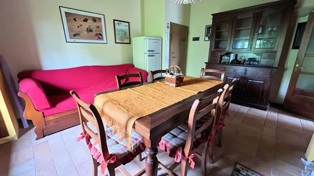 Salle à manger - Trilocale with Pool in Montaione