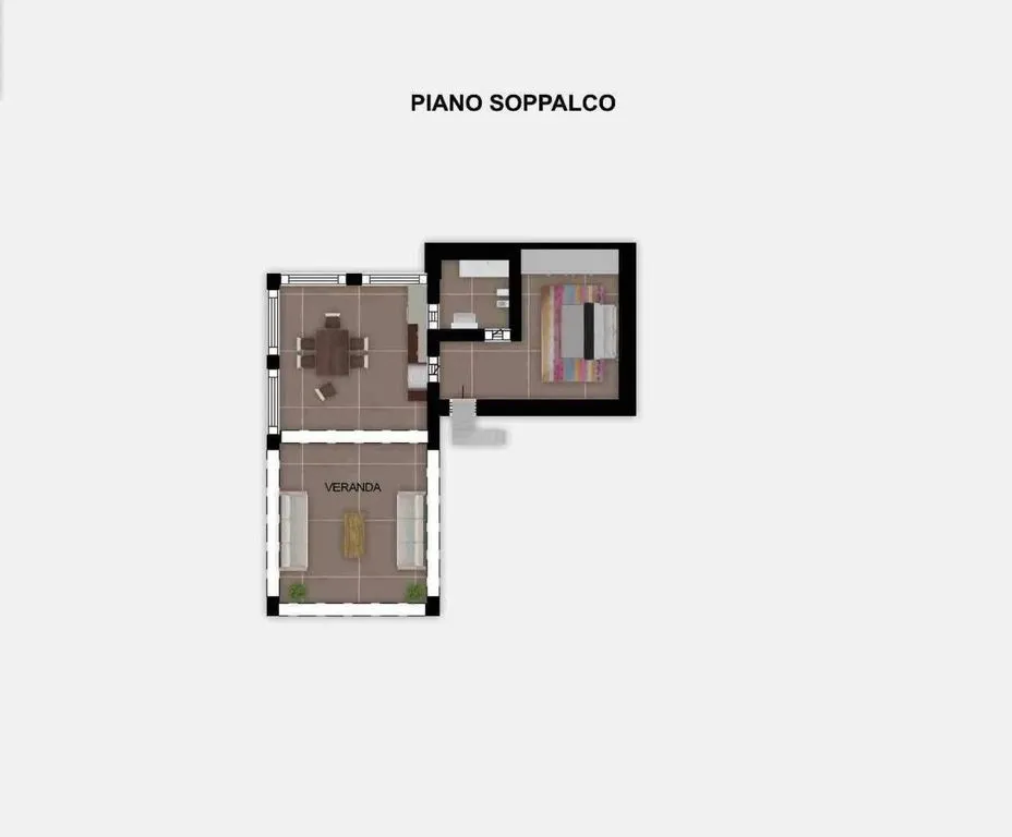 Plan - Penthouse with Sea View in Porto Rotondo