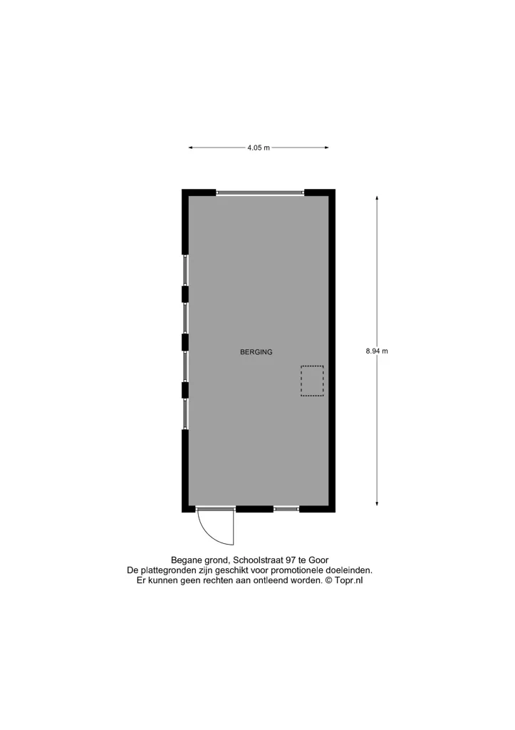 Plan - Characterful House with Large Shed in Goor