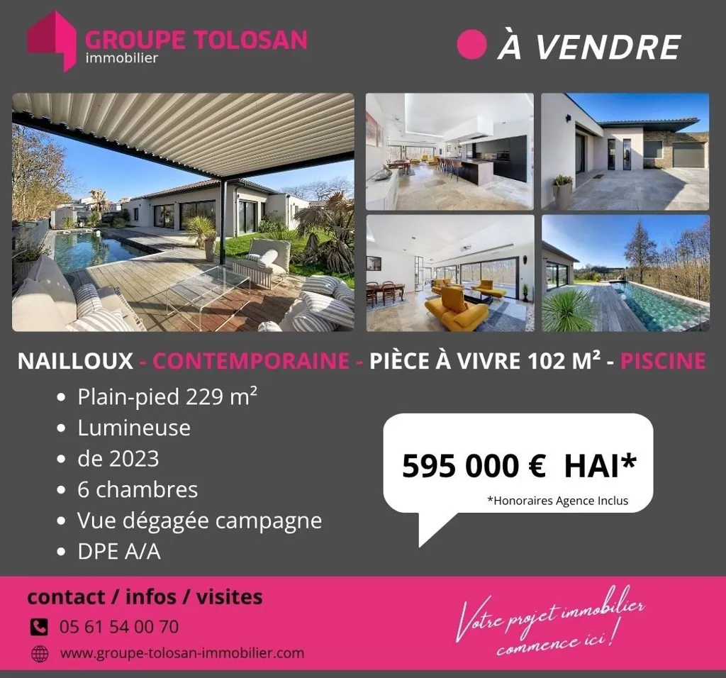 7-toaline maja asukohas Villefranche-de-Lauragais