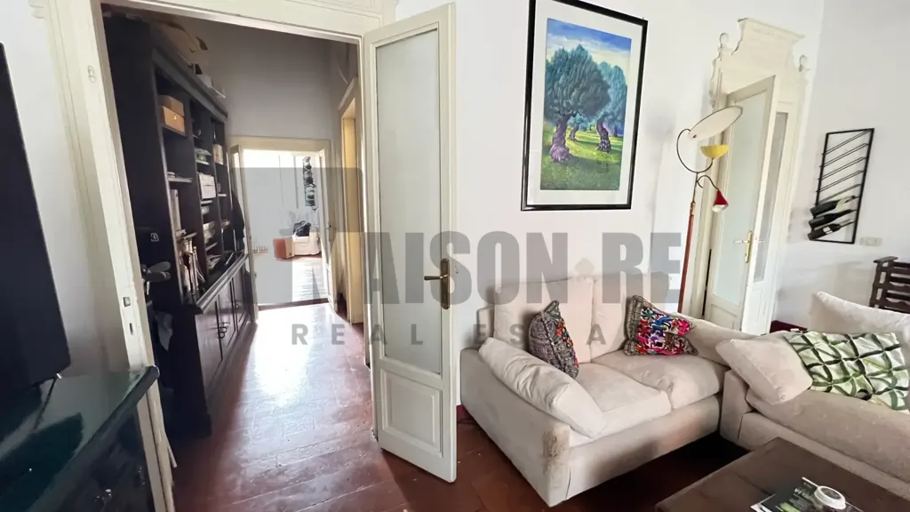 Séjour - Historic Apartment with Terraces in Brescia