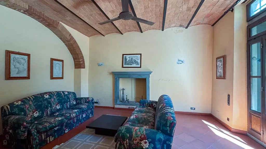 Séjour - Rustic Terraced House with Garden in Scandicci