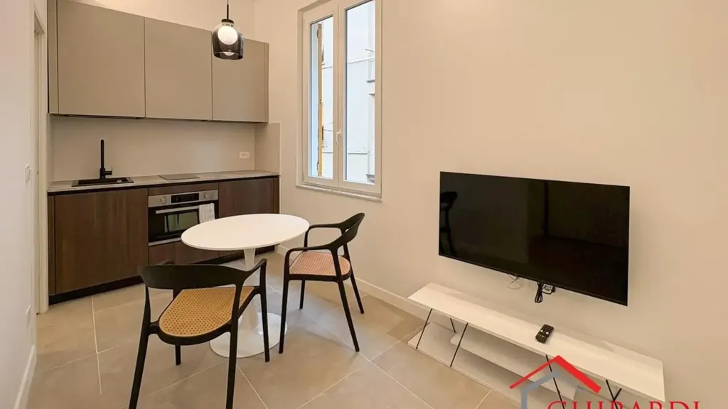 Köök - Modern Studio with Sea View in Genoa