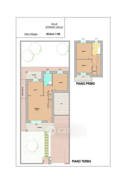 Plan - Villa with Panoramic View in Voghera