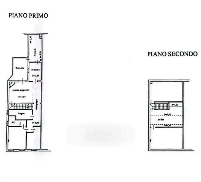 Planimetria - Apartment with Terraces in Campi Bisenzio