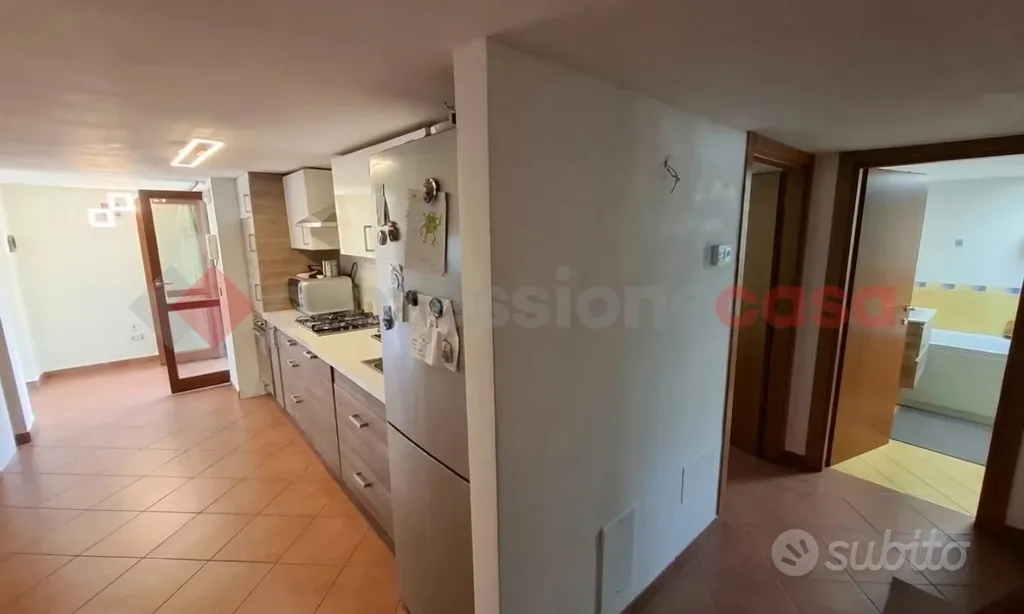 Köök - Attic Apartment with Balcony in Castel San Giorgio