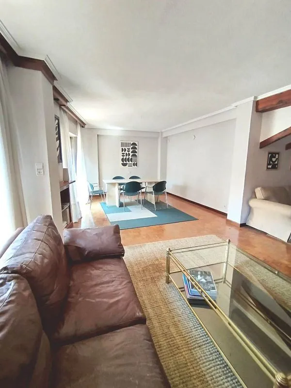 Living Room - Aménagé Flat with Balcony in Murcia Centre
