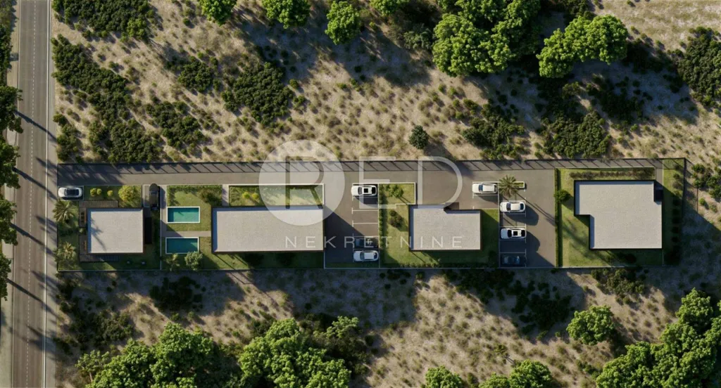 Vista aerea - Penthouse with Sea View in Mandre, Pag