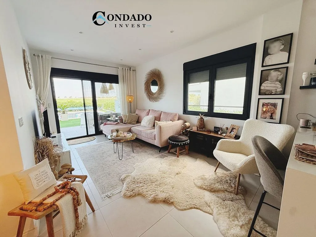 Séjour - Apartment with Pool in Alhama de Murcia