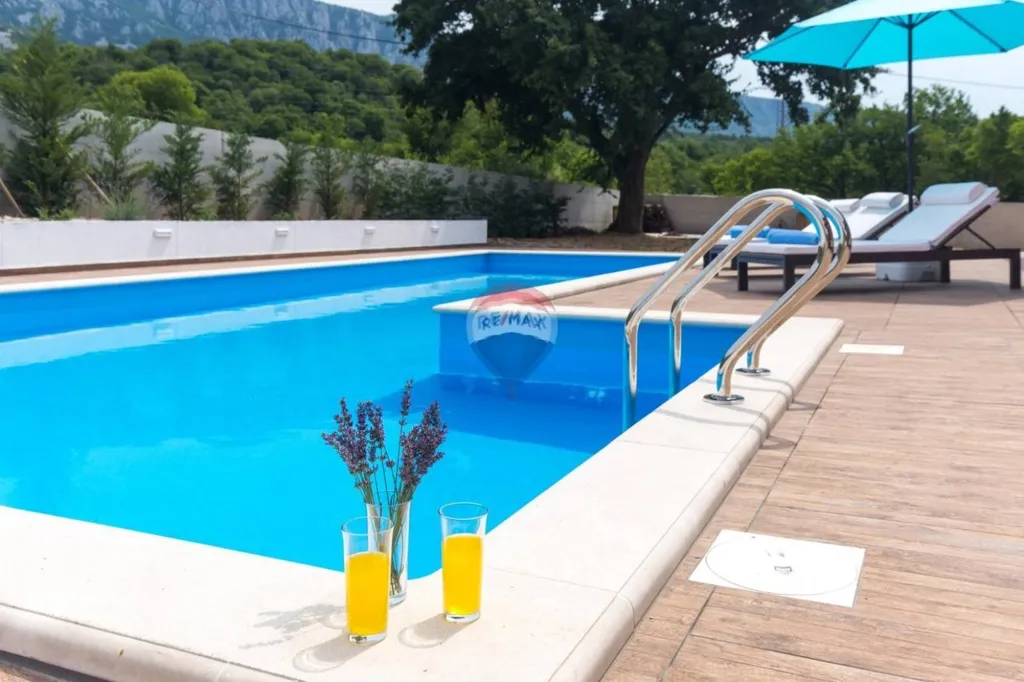 Pool - Apartment with Pool in Tribalj, Vinodolska
