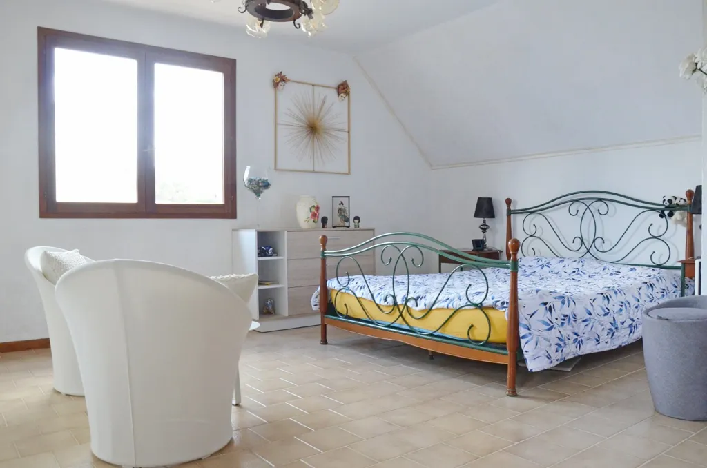 Bedrooms - Family House with Veranda in Mesnil Sevin