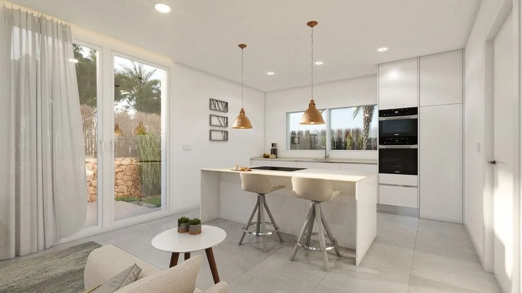 Köök - Luxury Villa with Pool in Playas de Orihuela