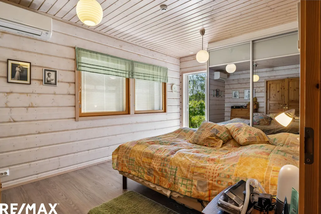 Camere da letto - Geothermal House with Private Beach in Taipalsaari