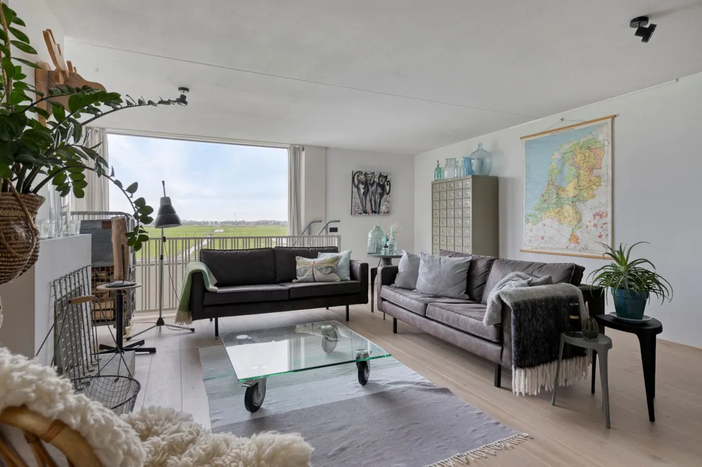 Séjour - Semi-Detached Villa with Waterfront View in Zaandam