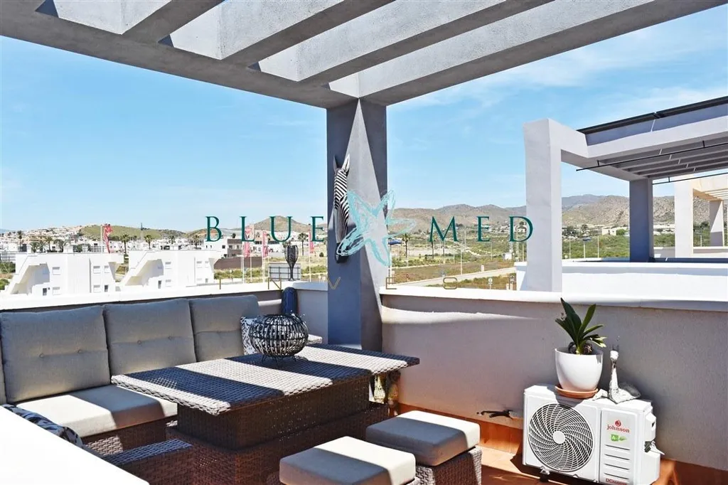 Terrasse - Detached Villa with Sea View in Mazarrón