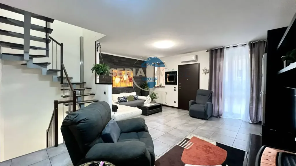 Séjour - Terraced Villa with Private Garden in Pradalunga