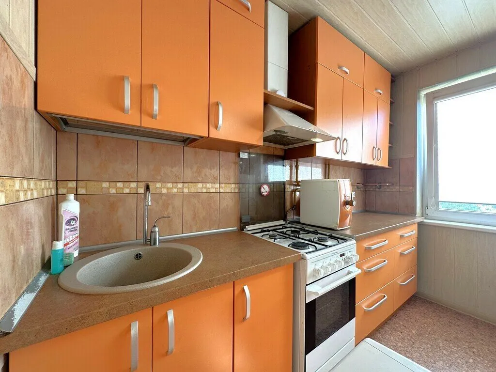 Cuisine - 1-Bedroom Flat with Balcony in Panevėžys