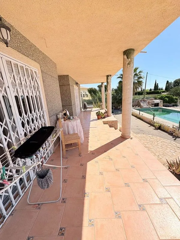 Terrass - Chalet with Pool and Terrace in Moralet